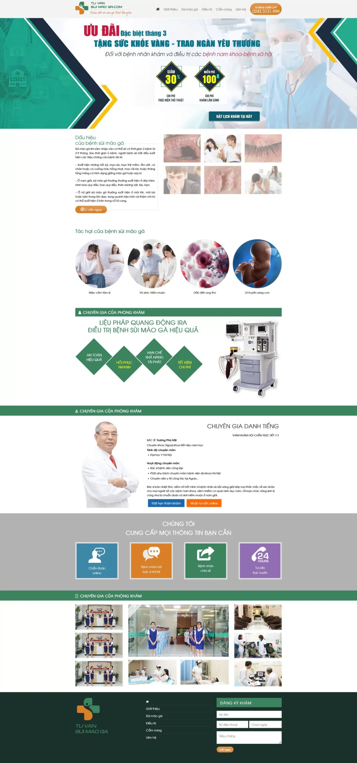 Website Phòng Khám 03 phòng khám đa khoa 03