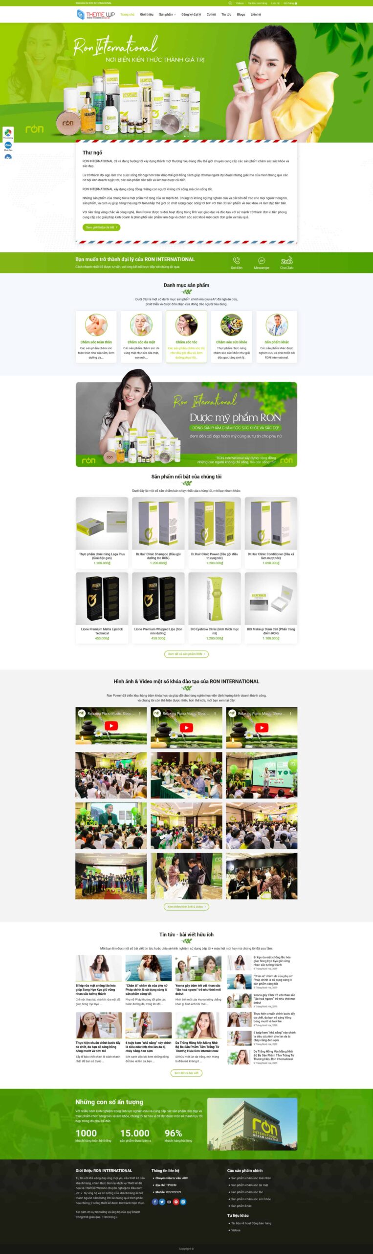 Website Shop Mỹ Phẩm 05 giao diện website bán hàng mỹ phẩm chuyên nghiệp