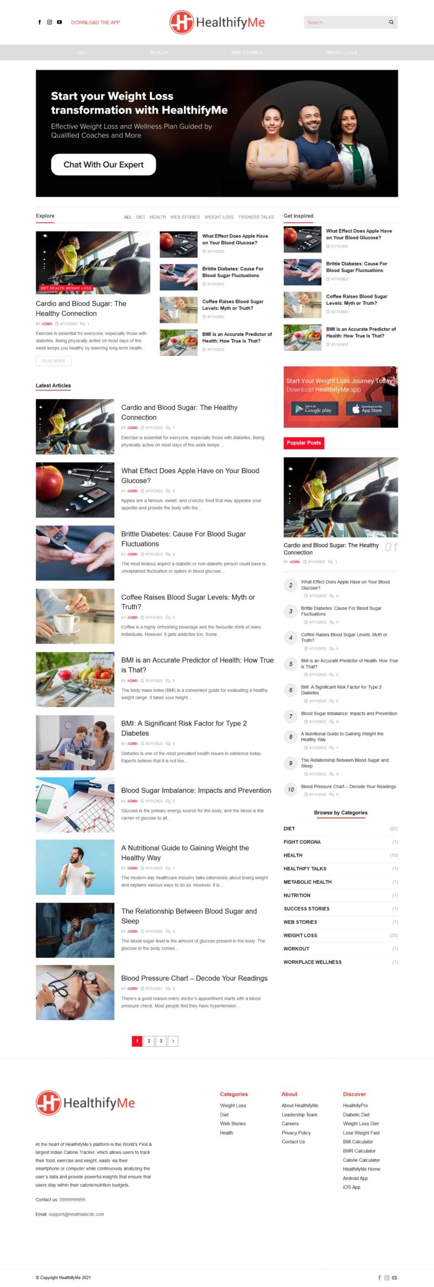 Website Tin Tức 01 giao diện website tin tức sức khỏe chuẩn SEO